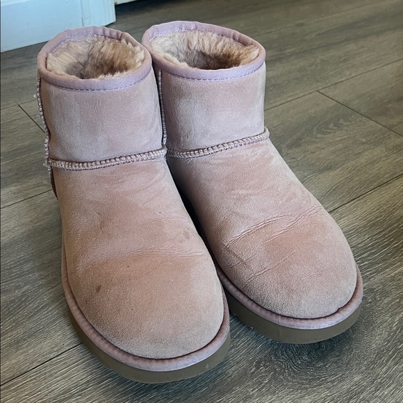 UGG Blush Suede Ankle Boots - Picture 3 of 6